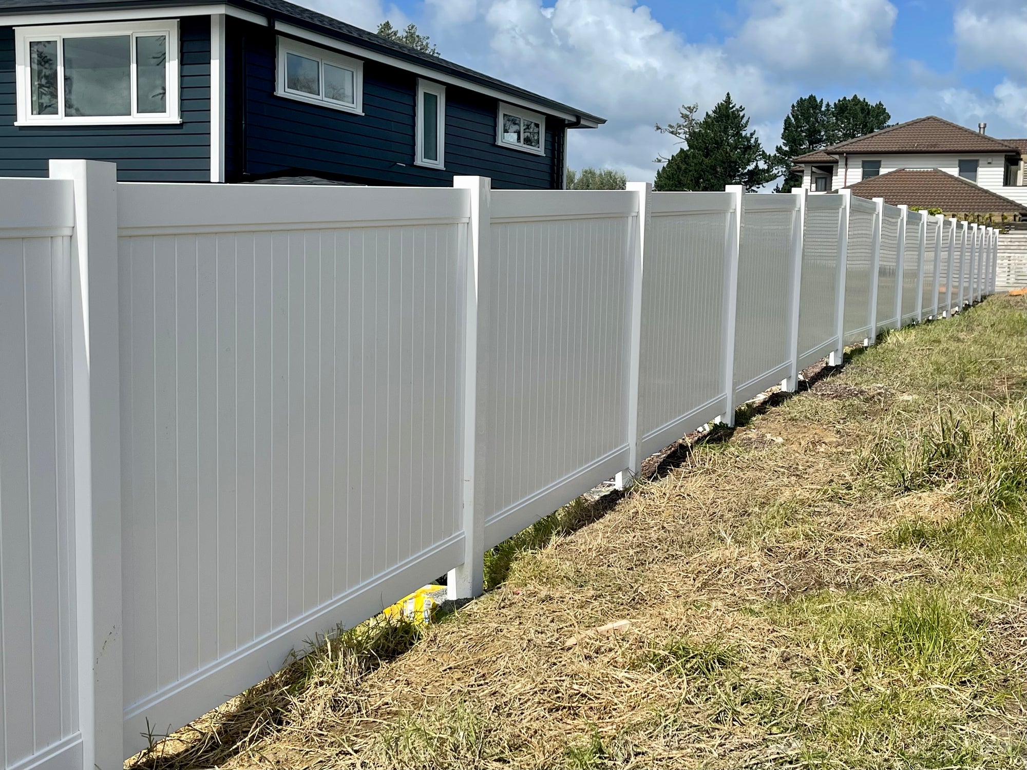 PVC Privacy Fence System: Panel 1.8m x 2.4m