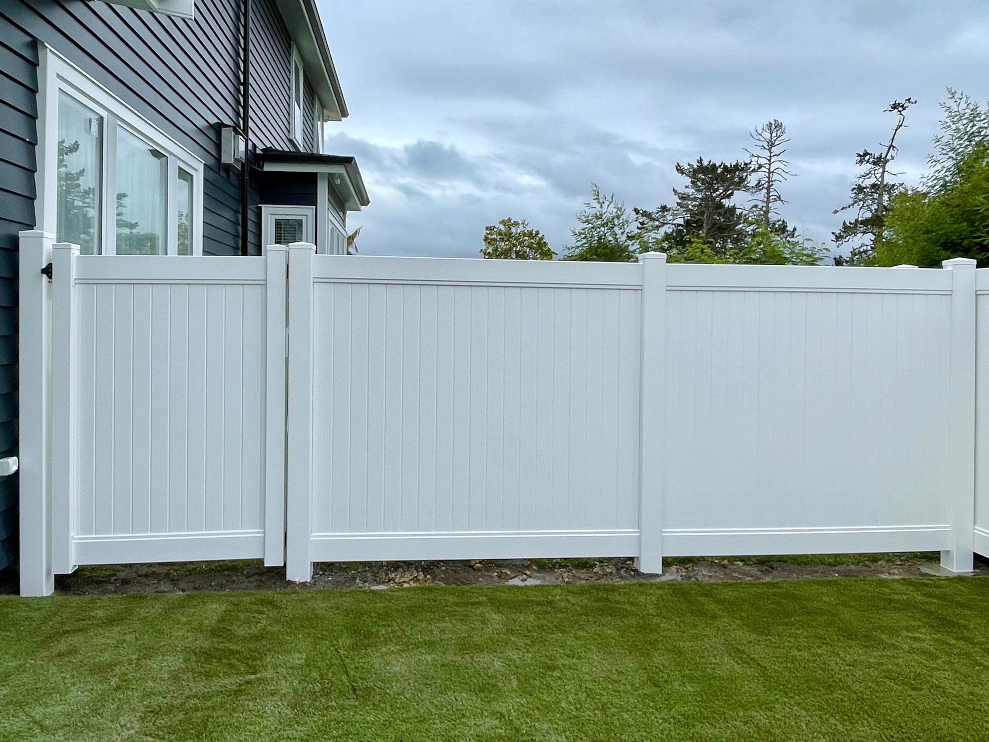PVC Privacy Fence System: Panel 1.8m x 2.4m