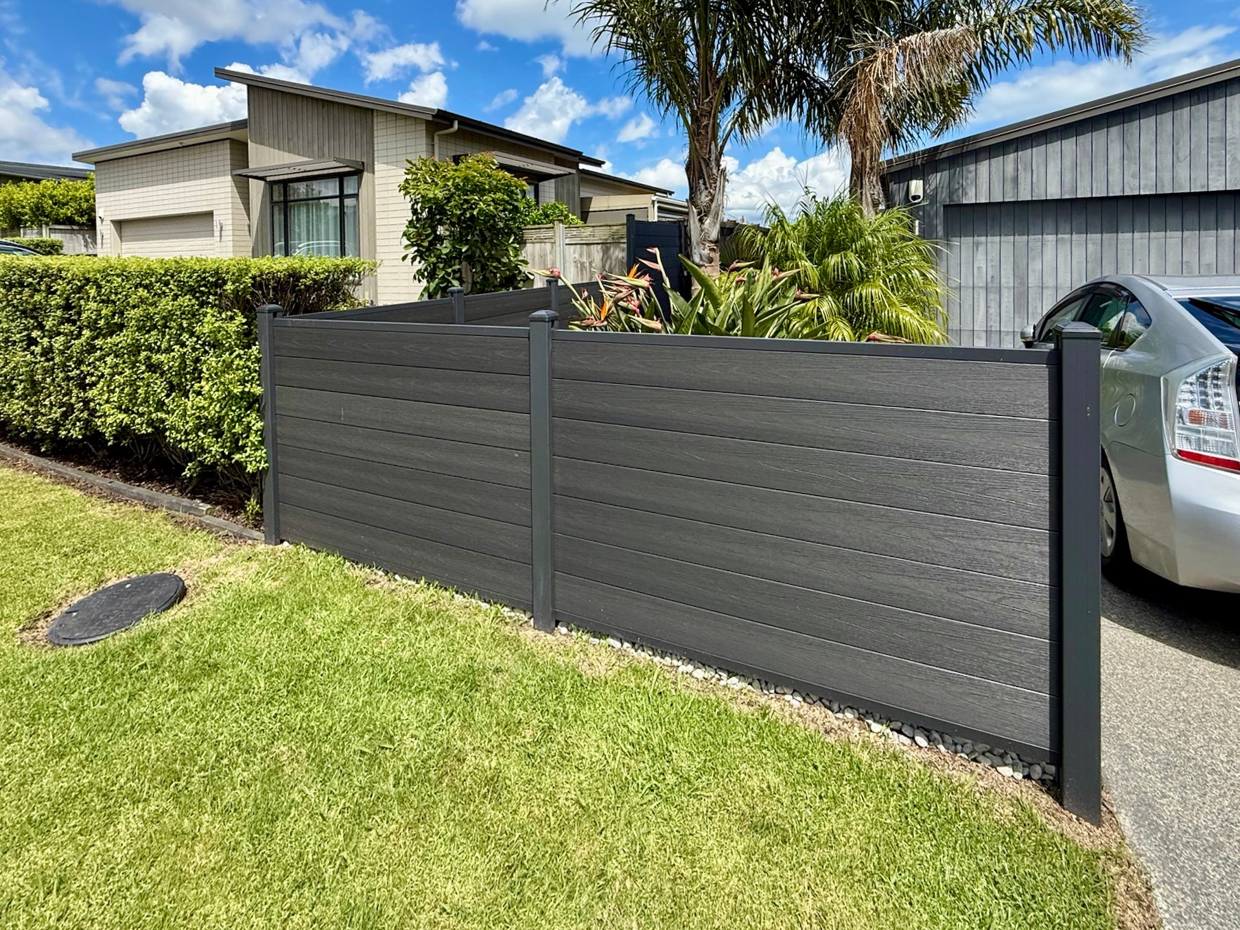 WPC Privacy Fence System: Panel 1.8m x 1.83m