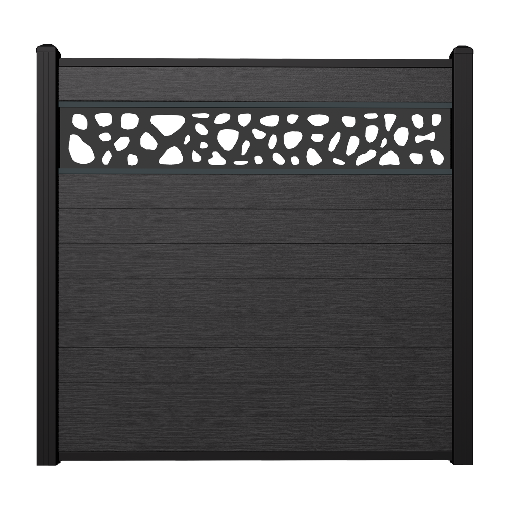 WPC Privacy Fence System: Panel 1.8m x 1.83m