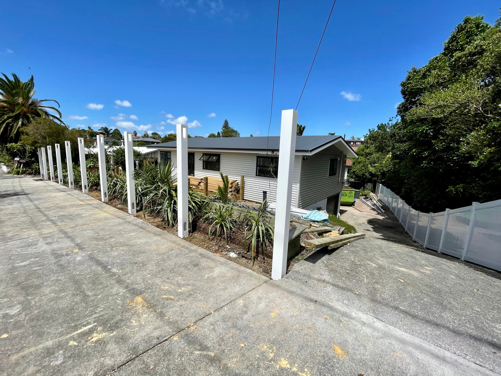 PVC Privacy Fence System: End Post 1.8m