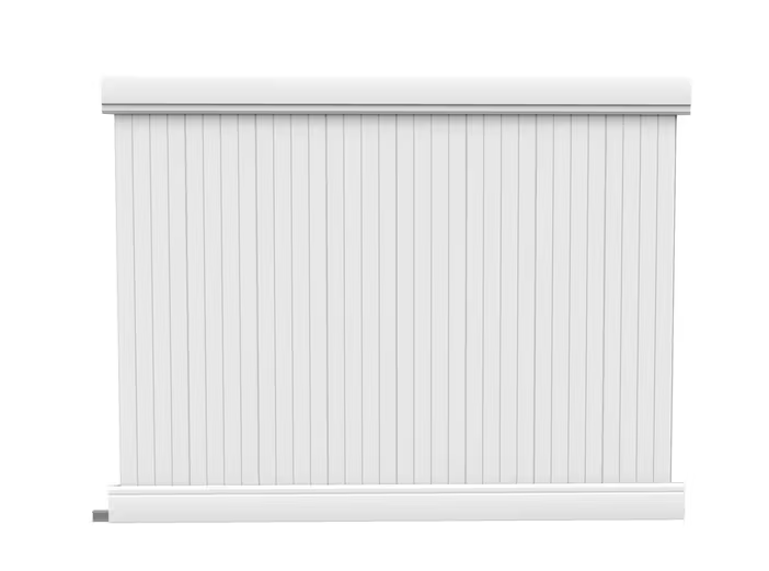PVC Privacy Fence System: Panel 1.8m x 2.4m